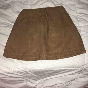 Hollister Suede Skirt
